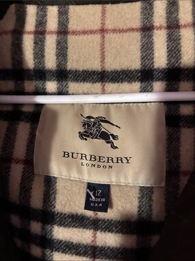Burberry Olive Quilted Coat - Beige, Black, Red